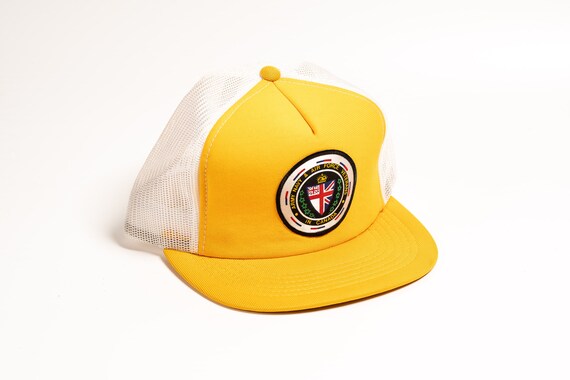 Vintage Canadian Military Veteran Trucker Cap