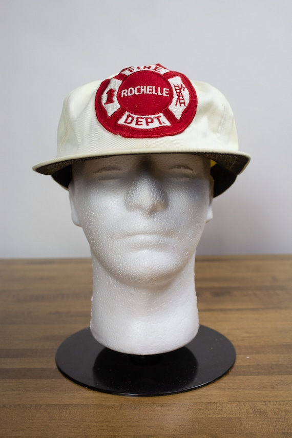 Vintage Rochelle Fire Dept Hat
