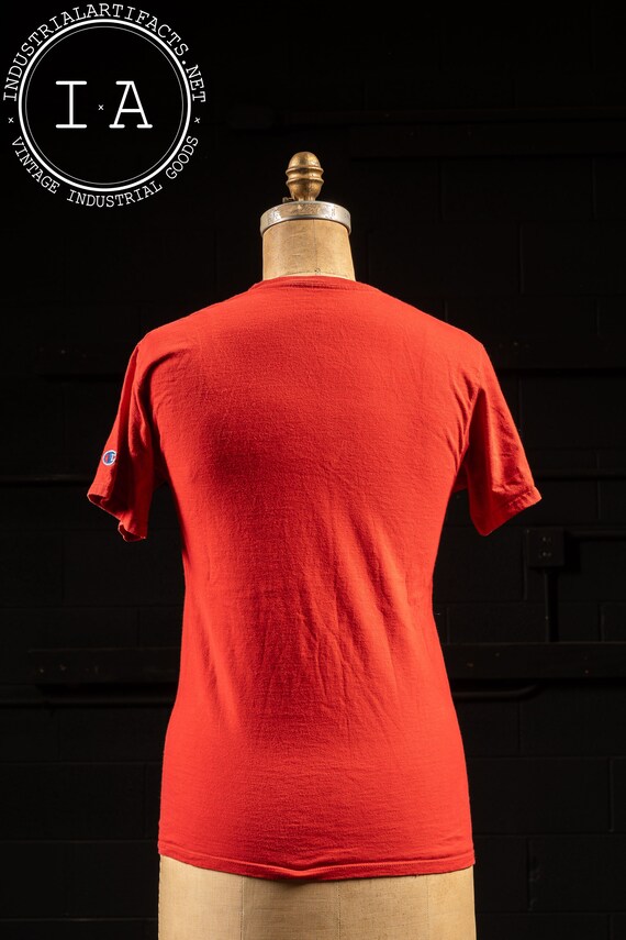 Vintage Champion Stacked Font Tee View 3