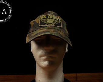 Vintage US Army Camo Trucker Hat