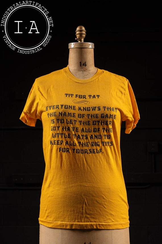 Vintage "Tit for Tat" T-Shirt - image 1