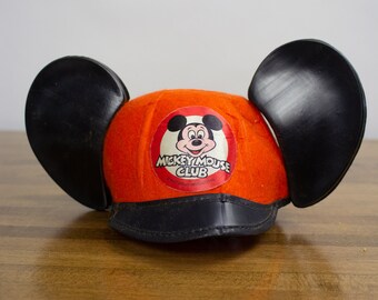 Vintage Child's Mickey Mouse Hat | Etsy