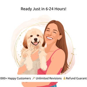 Custom Faceless Portrait from Photo - Personalized Digital Art Gift for Couple, Family, Pet - Printable Line Art Illustration