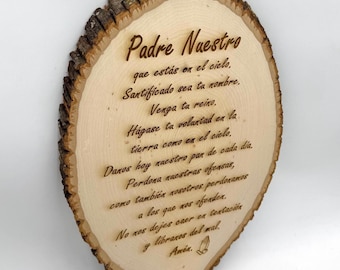 Padre Nuestro, El Padre Nuestro en Español, Signo de Oración del Señor Español, La oración del Señor, Padre Nuestro en Español, Regalo Cristiano Hispano