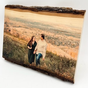 Transferencia de fotos de madera recuperada Retrato desgastado Foto personalizada sobre madera Regalo de imagen sobre madera Regalo conmemorativo Regalo de Navidad para pareja Personalizado