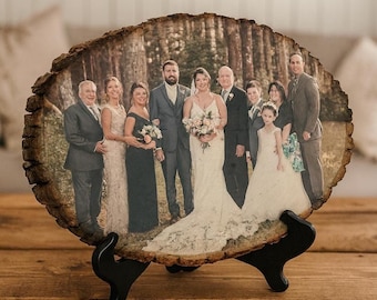 Photo on Wood Custom Fathers Day Gift Personalized Wood Picture Fathers Day Gift