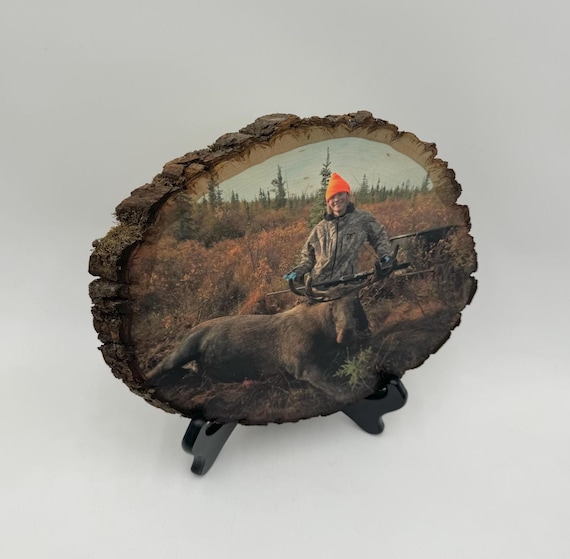 Hunting Decor, Hunting Picture on Wood, Custom Wood Photo Transfer, Outdoor Pictures, Hunting Gifts, Deer Pictures, Christmas Gift for Him