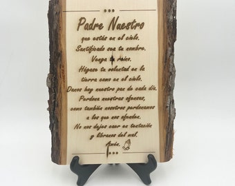 Padre Nuestro Tablón de Tilo, El Padre Nuestro en Español