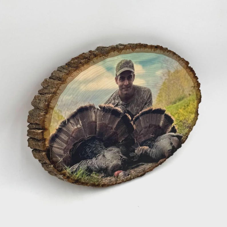 Hunting Decor, Hunting Picture on Wood, Custom Wood Photo Transfer, Outdoor Pictures, Hunting Gifts, Deer Pictures, Christmas Gift for Him None (Wall Hang)