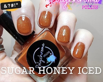 Vegan | Cruelty Free | Ten Toxin Free | UK Handmade Nail Polish - Sugar Honey Iced Tea | Indie Nail Polish | Fall Nails | Autumn Nails