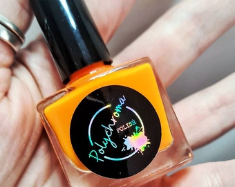 Vegan | Cruelty Free | Ten Toxin Free | UK Handmade Nail Polish - Crysaora | Indie Nail Polish | Fall Nails | Autumn Pumpkin | Orange Polish