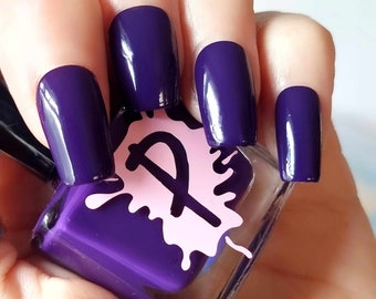 Purple Creme Polish - Vegan | Cruelty Free | Ten Toxin Free | UK Handmade Nail Polish Creme - Orphic