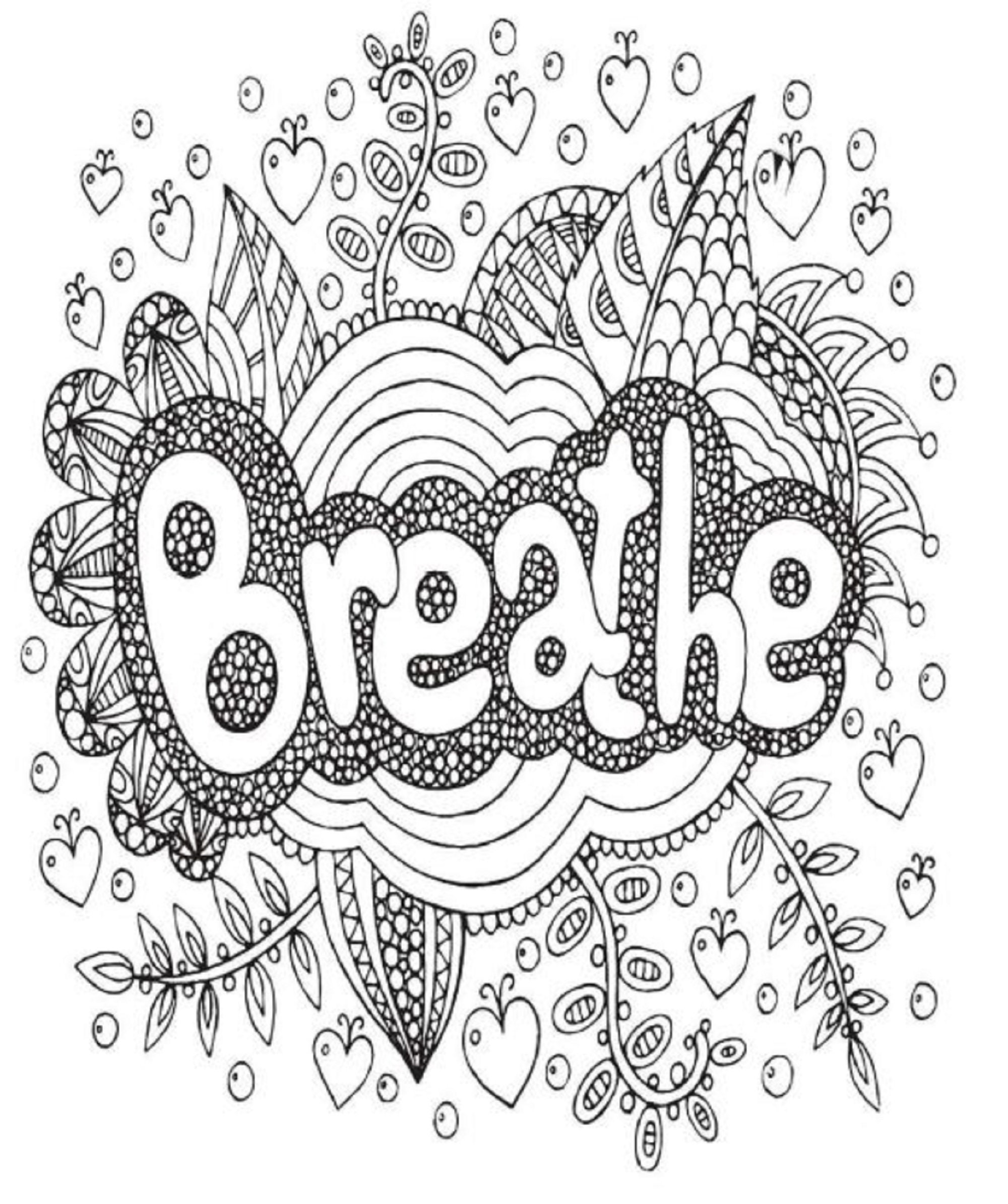 Adult Coloring Page Affirmation & Inspiration - Etsy