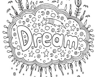 Adult Coloring Page Affirmation & Inspiration