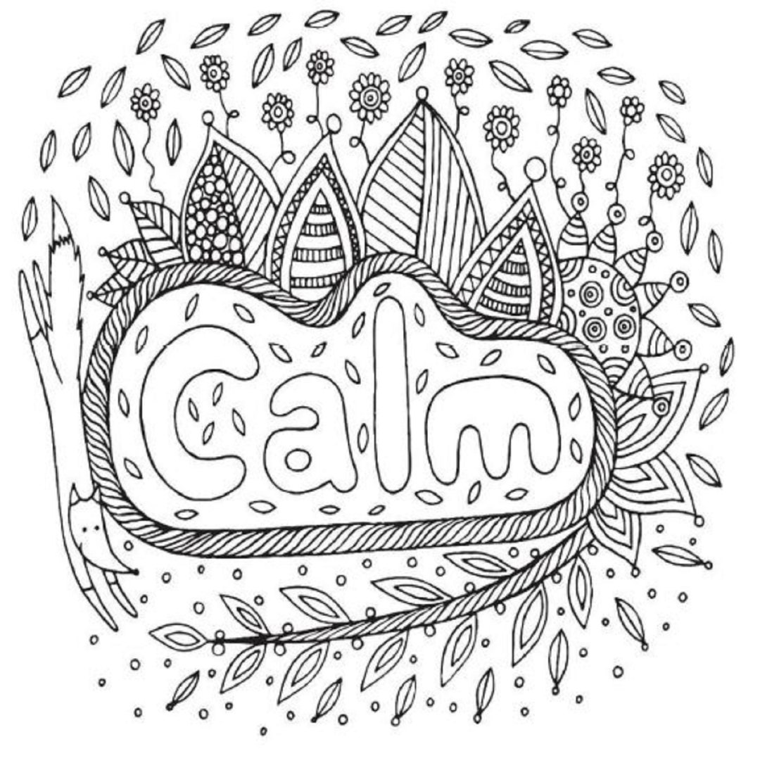 Adult Coloring Page Affirmation & Inspiration - Etsy