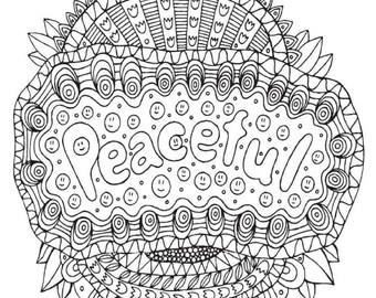 Adult Coloring Page Affirmation & Inspiration