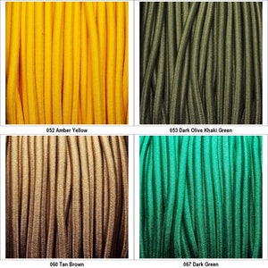 17 COLOUR 3mm Elastic Cord Lace Shock Bungee Round Stretch Coat Buy 1 2 4 8m 898 image 9