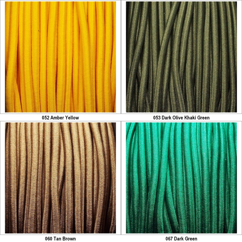 17 COLOUR 3mm Elastic Cord Lace Shock Bungee Round Stretch Coat Buy 1 2 4 8m 898 image 9