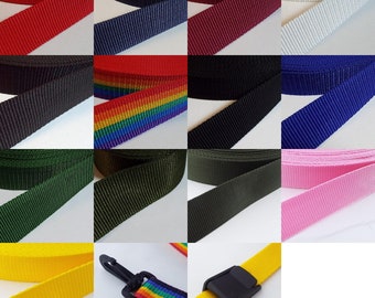 13 COLOR 38mm Wide Polypropylene Webbing Bag Handle Belt Strap BUY 1 2 4 8m J938