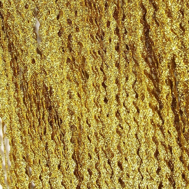 Gold Ric Rac 6mm Wide Metallic Trim Costume Craft Christmas Trim BUY 2 ...