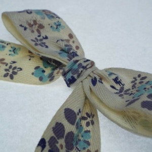 25mm Natural Cotton Twill Herringbone Floral Ribbon Flower Tape BUY 1 2 4m+ 761 image 9