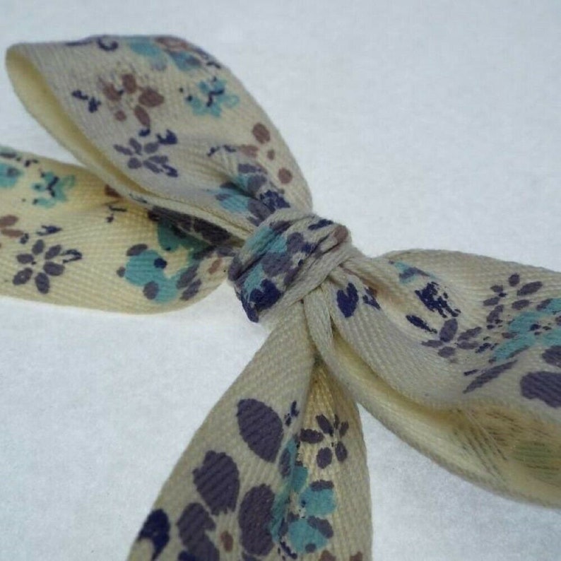 25mm Natural Cotton Twill Herringbone Floral Ribbon Flower Tape BUY 1 2 4m+ 761 image 9