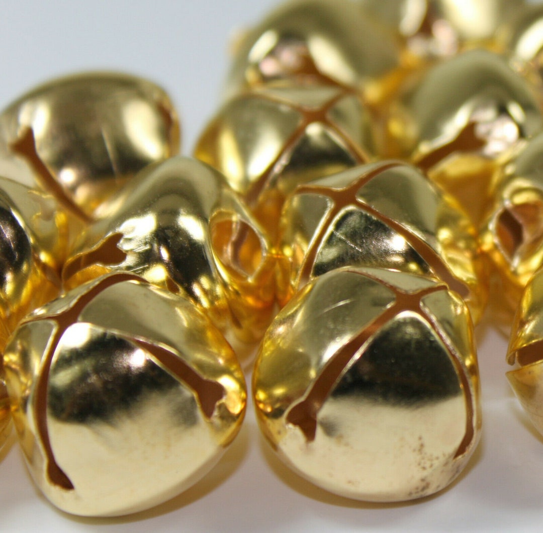 Gold Metal Jingle Bells Christmas Charm Craft Bell 6 10 13 20 25mm Qty