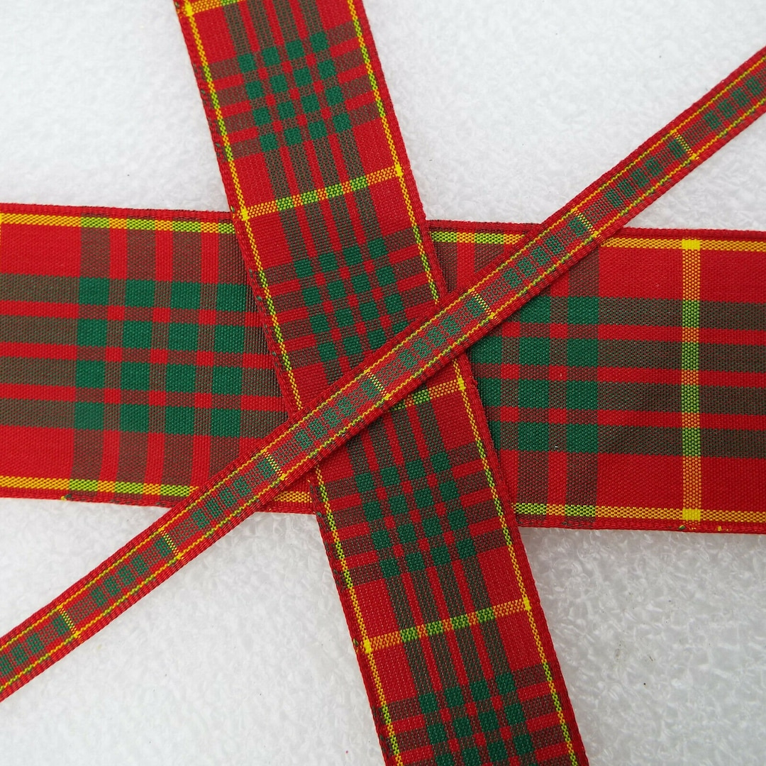 5 WIDTH Cameron Tartan Ribbon Scotland Scottish Christmas Bow BUY 1 2 ...
