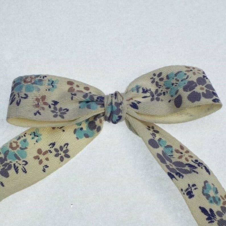 25mm Natural Cotton Twill Herringbone Floral Ribbon Flower Tape BUY 1 2 4m+ 761 image 7