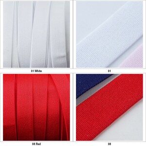 13 COLOR 15mm Satin Soft Feel Strong Lingerie Elastic Bra Strap BUY 1 2 4m 902 image 3