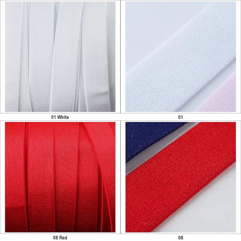 13 COLOR 15mm Satin Soft Feel Strong Lingerie Elastic Bra Strap BUY 1 2 4m 902 image 3