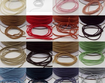 18 COLOUR 2mm Braided Cord Light Pull Blind Tent Coat Craft BUY 5 10 20 40m  201