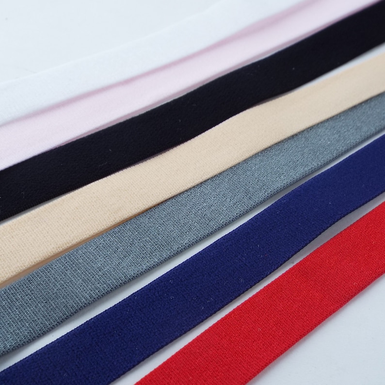 13 COLOR 15mm Satin Soft Feel Strong Lingerie Elastic Bra Strap BUY 1 2 4m 902 image 10