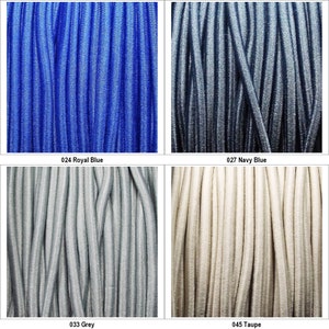17 COLOUR 3mm Elastic Cord Lace Shock Bungee Round Stretch Coat Buy 1 2 4 8m 898 image 8