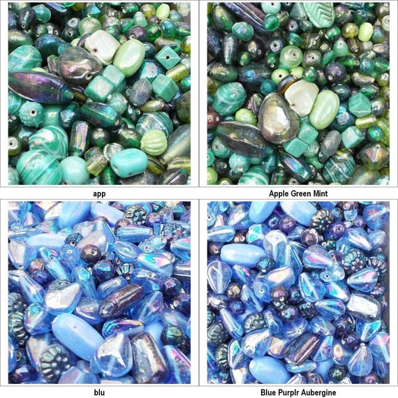 7 COLOUR Rainbow Mixed Handmade Indian Jewellery Craft Beads BUY 50g 100g 387