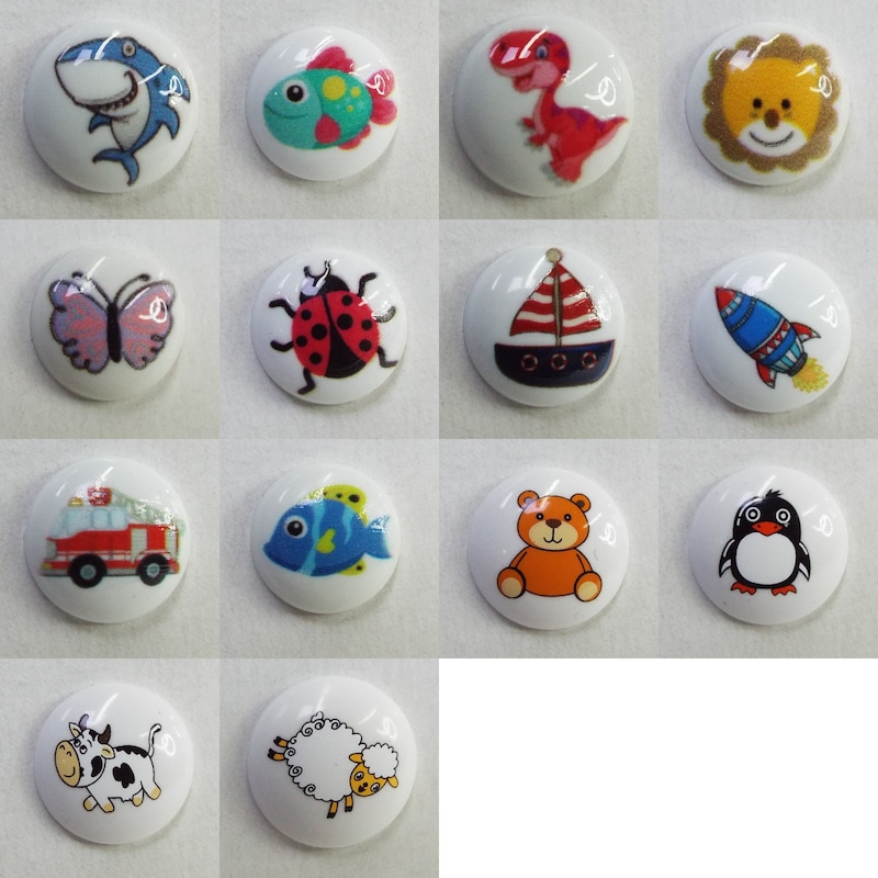 Sent Buton Baby Character Buttons - Etsy UK