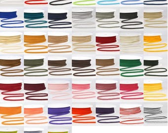 4mm Cord Braided Lacing Bag Coat Tie Lanyard Rope 45 Colour Buy 1 2 4 Or 8m 044D