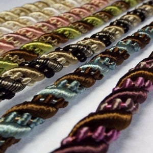 5 COLOUR 10mm Thick Barley Twist Cord Upholstery Costume Rope BUY 1 2 4m+ 821 image 5