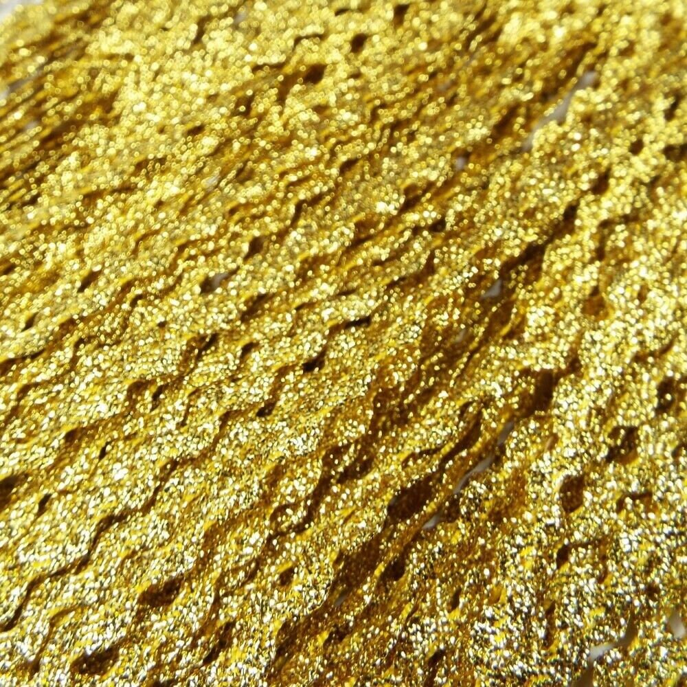 Gold Ric Rac 6mm Wide Metallic Trim Costume Craft Christmas Trim BUY 2 ...