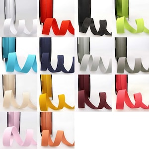 Elastic 5mm 10mm 15mm 20mm 25mm Flat Anti Roll 14 Colours BUY 1 2 Or 4m 999D