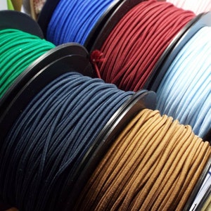 17 COLOUR 3mm Elastic Cord Lace Shock Bungee Round Stretch Coat Buy 1 2 4 8m 898 image 7