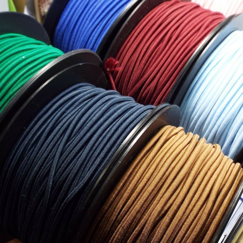 17 COLOUR 3mm Elastic Cord Lace Shock Bungee Round Stretch Coat Buy 1 2 4 8m 898 image 7