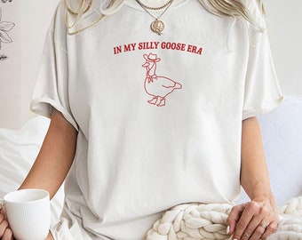 In my silly goose era T-shirt unisexe en coton épais