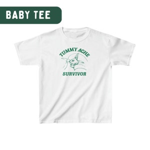 BABY TEE Tummy ache survivor Kids Heavy Cotton™ Tee zdjęcie 1