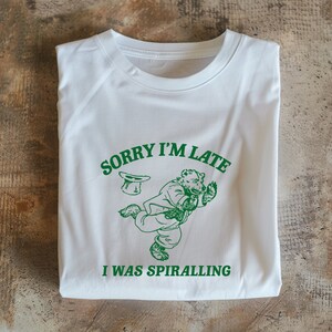 Sorry i'm late i was spillaring Unisex Heavy Cotton Tee image 1