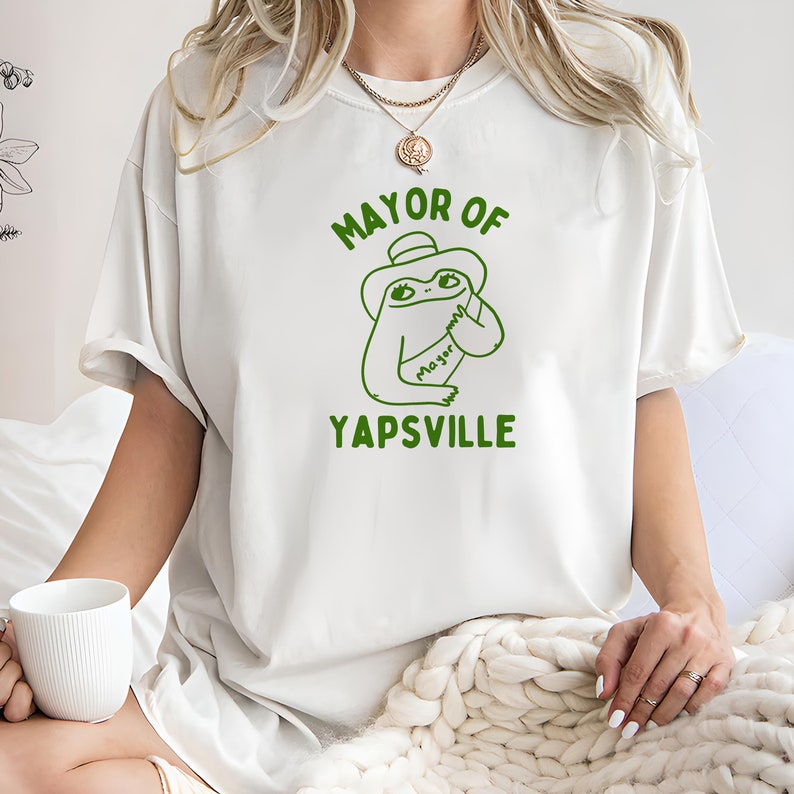 Alcalde de Yapville Unisex Algodón Pesado imagen 1