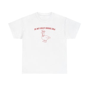 In my silly goose era Unisex Heavy Cotton Tee zdjęcie 3