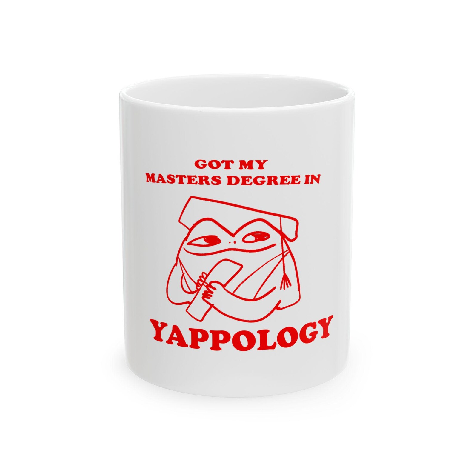 Degree in Yapology Ceramic Mug, 11oz, 15oz Etsy