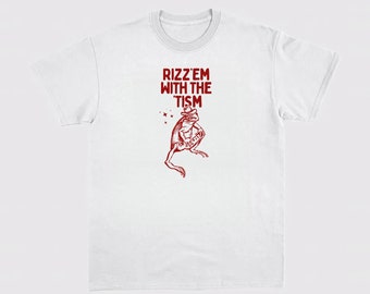 Rizz em with the Tism Unisex Heavy Cotton Tee