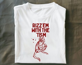 Rizz em mit dem Tism Unisex Heavy Cotton TeeRism